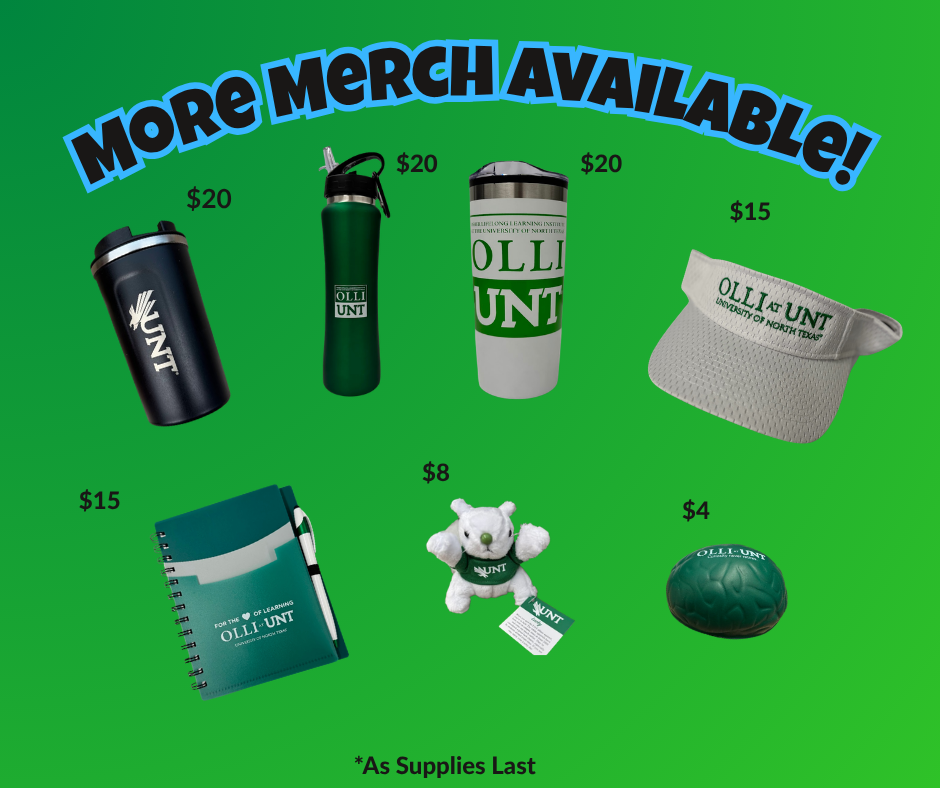 Ad for showing additional merchandise available