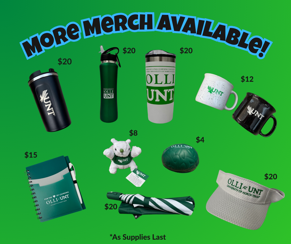 Ad for showing additional merchandise available